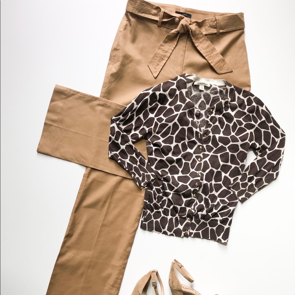 Ann Taylor dress pants in warm caramel